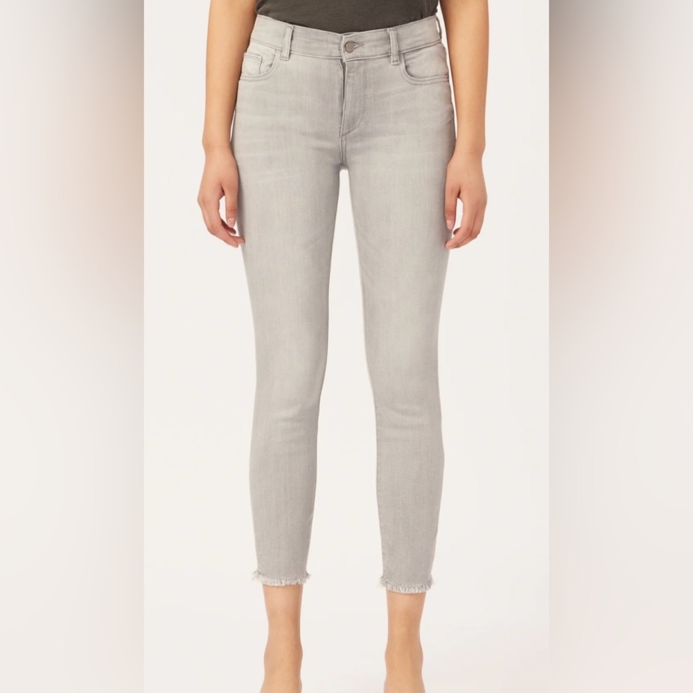 DL1961 Florence Skinny Mid Rise Instasculpt Crop Jeans